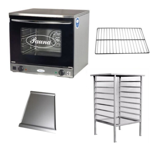 Horno Convector Pauna Beta 21 C/base + 4 Latas + 2 Rejillas