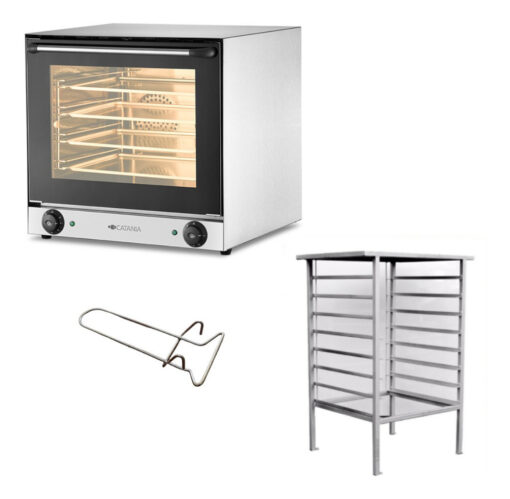 Horno Convector Catania 44x32 No Pauna + Base Y 8 Bandejas - Imagen 6