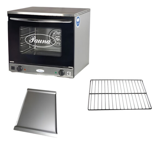 Horno Convector Pauna Beta 21 + 4 Bandejas + 2 Rejillas  Plateado