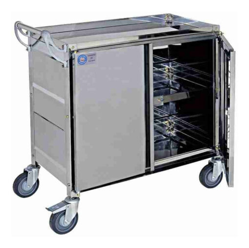 Carro Gastronómico Cerrado Acero Inox Eventos Y Sanatorios