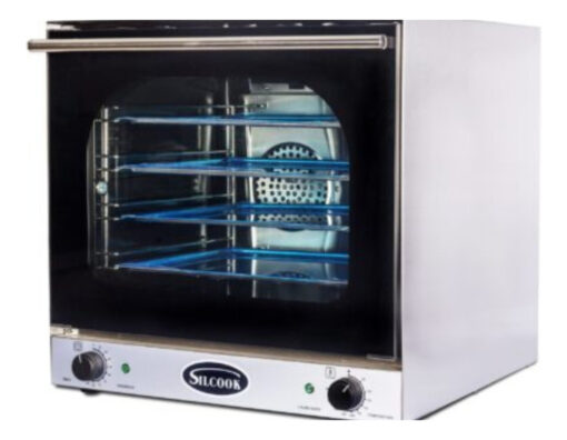 Horno Convector Silcook Humidif Base + 6 Latas 2 Perforadas  Plateado - Imagen 3