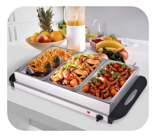 Bufetera Sikla Bw-300-3 Triple Mantenedor De Comida Caliente 2,5 L