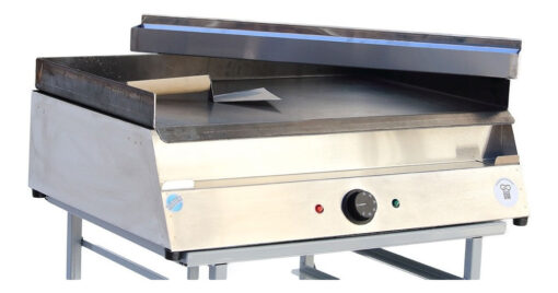 Plancha Lisa Eléctrica Hamburguesa Grande 75x45 Resinet Plateado - Imagen 9