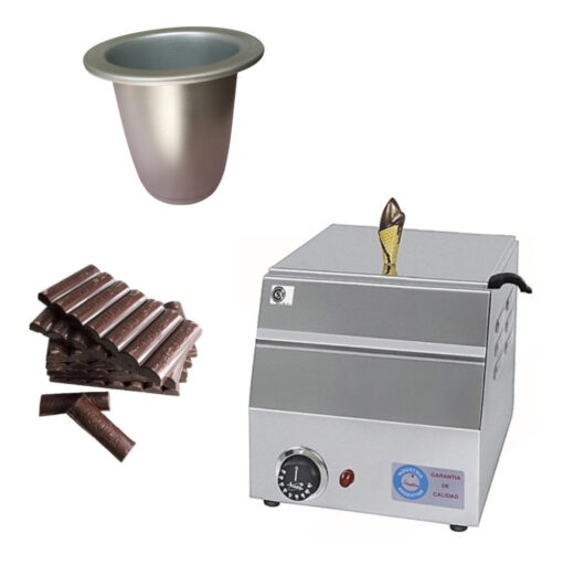 Bañadora Chocolate De Acero Inox 3,75 Cc Tacho Extra - Anion