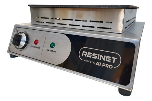 Anafe Industrial Eléctrico 2500 W Apto Uso Continuo Resinet Plateado - Imagen 3