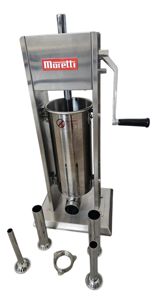 Embutidora Vertical 15 Litros 4 Picos Moretti Fillerpro-15 - Imagen 4