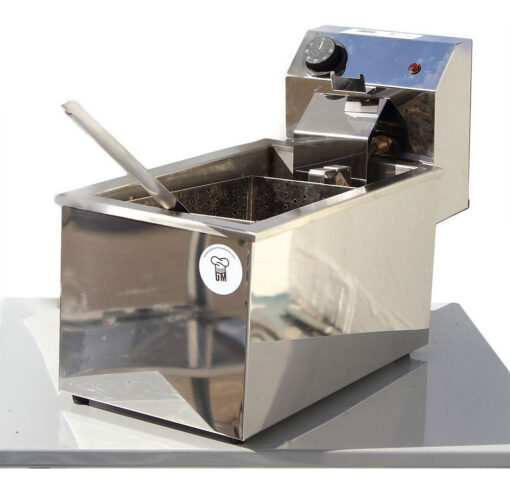 Freidora Industrial Lourdes Simple 8l Plata - Imagen 5
