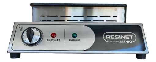 Anafe Industrial Eléctrico 2500 W Apto Uso Continuo Resinet Plateado - Imagen 4