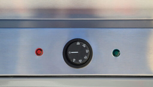 Plancha Lisa Eléctrica Hamburguesa Grande 75x45 Resinet Plateado - Imagen 8
