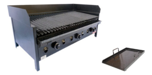 Parrilla A Gas Envasado Natural 100x60 Plancha Y Ahumador