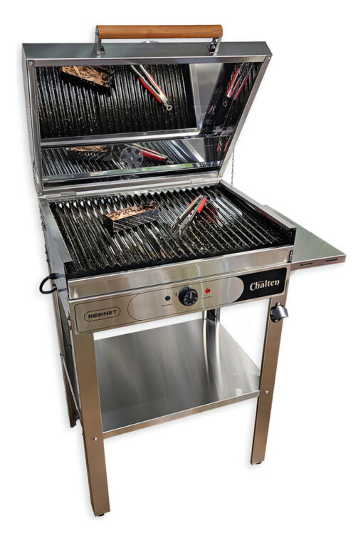 Parrilla Eléctrica Resinet Chalten Acero Inoxidable