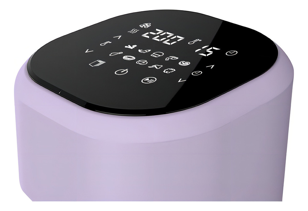 Freidora De Aire Yelmo Fr-7310 5lts Pantalla Tactil 1400w Color Lila - Imagen 5