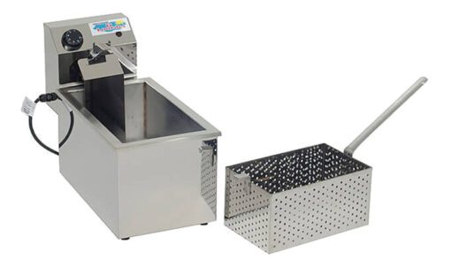 Freidora Industrial Lourdes Simple 8l Plata - Imagen 3