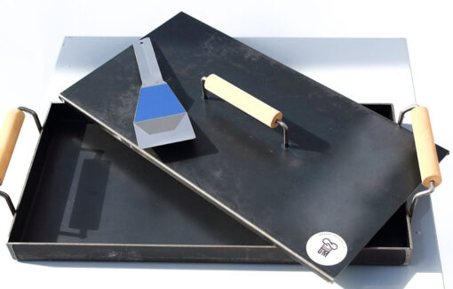 Combo Anafe A Gas + Plancha Bifera + Tapa Espátula De Regalo Negro - Imagen 4