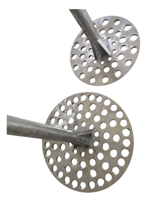 Pisa Papas Gastronómico Industria Aluminio Fundicion Chico  Plateado - Imagen 3