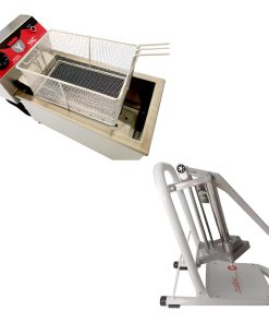 Freidora Eléctrica Yac 8 Litros Y Cortadora De Papa Bastón