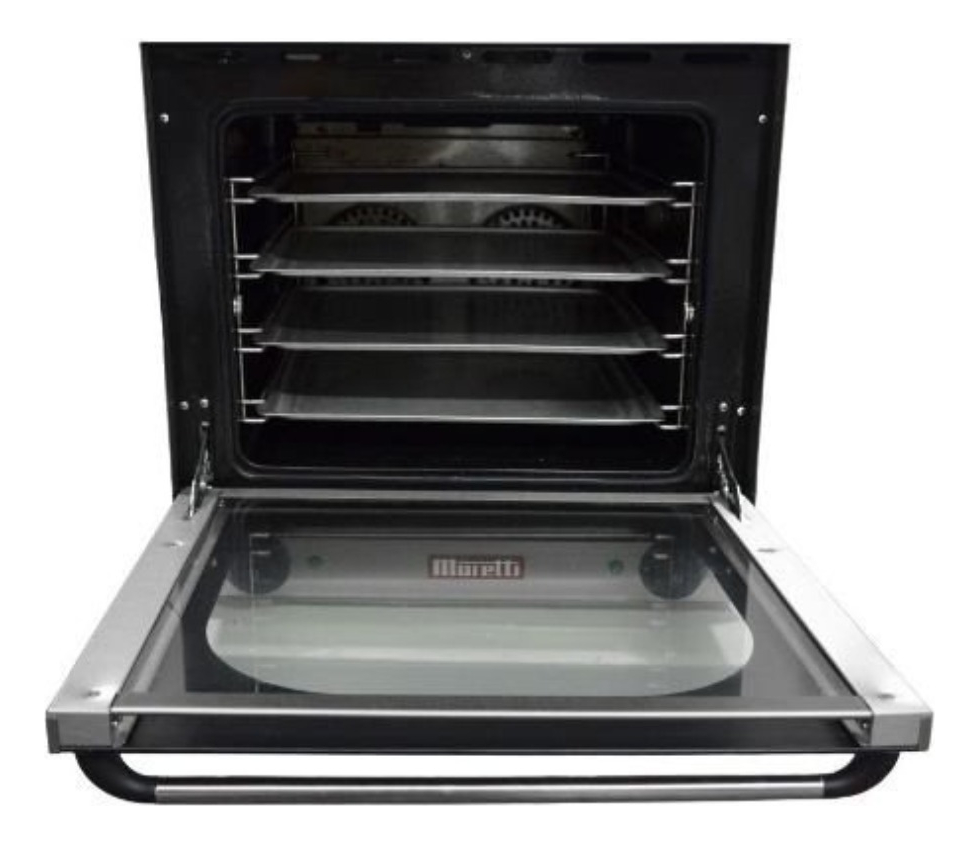 Horno Convector Eléctrico Moretti Deli 4 C/8 Bandejas Y Base - Imagen 3