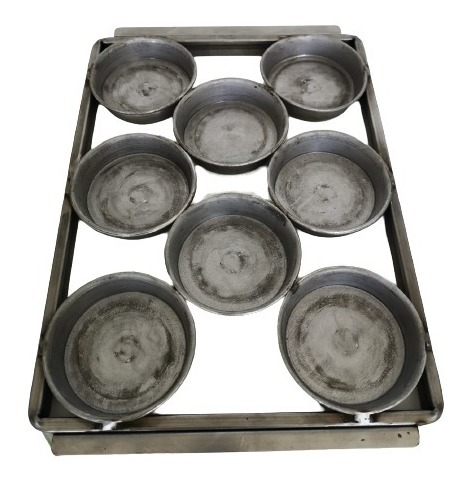 Trincha Pan Hamburguesas 10 Cm 44x32 + Molde Burguer 10 Cm - Imagen 2