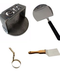 Pala Papas + Smasher Hamburguesas + Espátula + Huevera