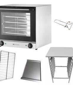 Horno Convector Catania 44x32 No Pauna + Base + 2 Rejillas