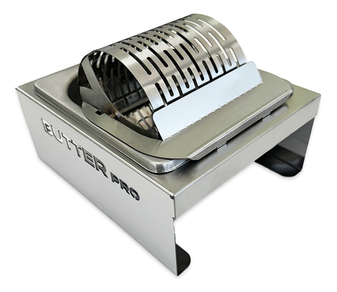 Enmantecadora Pan Manteca Hamburguesa + Espátula + Smasher - Imagen 2