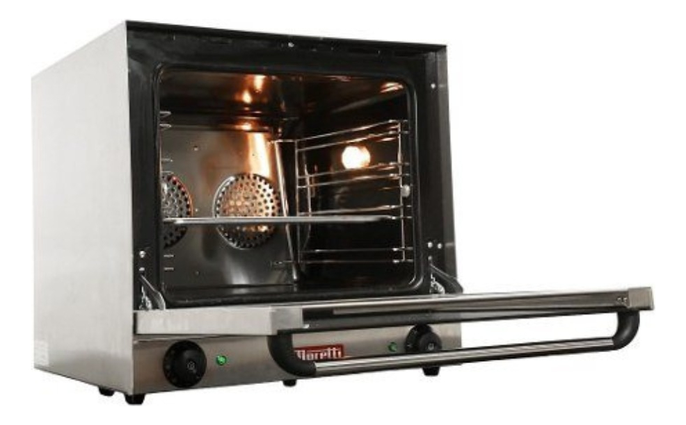 Horno Convector Eléctrico Moretti Deli 4 C/8 Bandejas Y Base - Imagen 4