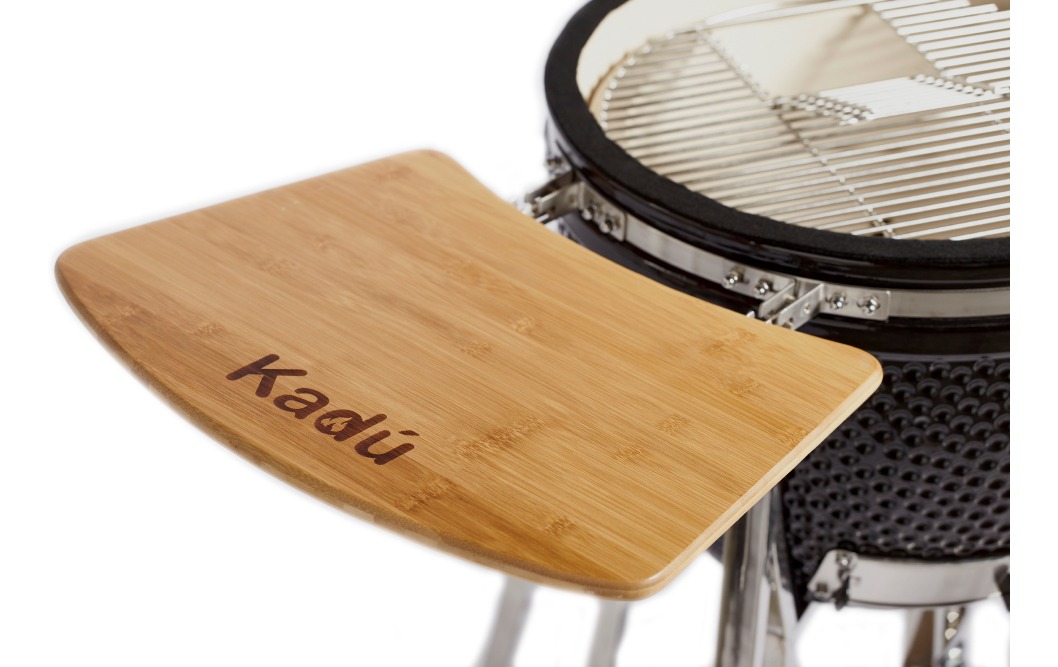 Parrilla Kamado Bbq Grill Kadu K23 Ahumador Ceramico Negro - Imagen 3