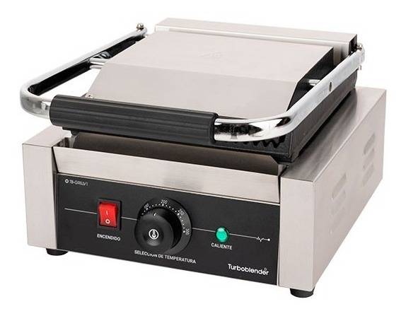 Plancha Doble Contacto Grill Panini Turboblender Tb-grillv1 Color Gris - Imagen 5