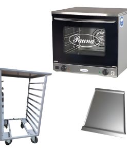 Horno Convector Eléctrico Pauna Beta 21 + Base Con Ruedas