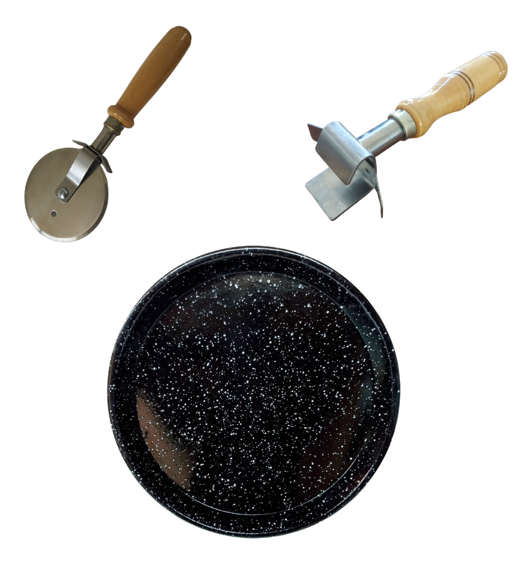 Pack Full 4 Pizzeras Enlozada Molde Pizza 36 + Rueda + Pinza - Imagen 8