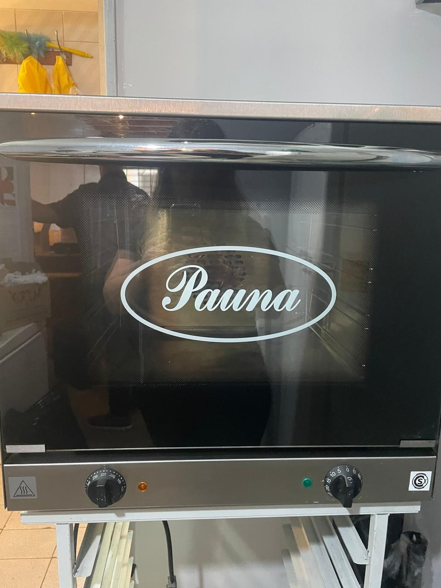 Horno Convector Pauna Beta 21 Latero + 8 Latas 2 Perforadas Plateado - Imagen 4