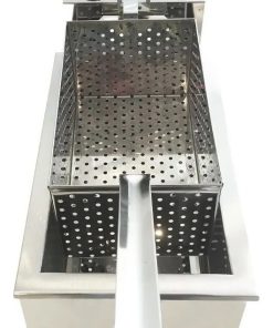 Freidora Industrial Eléctrica Lourdes 8l + Regalo Pala Papas