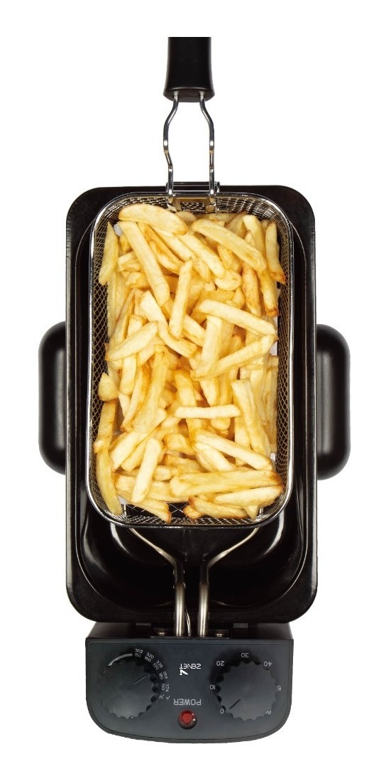 Freidora Eléctrica Sikla 4.5lts Acero Inoxidable 2000w Timer - Imagen 4