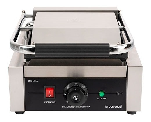 Plancha Doble Contacto Grill Panini Turboblender Tb-grillv1 Color Gris - Imagen 3