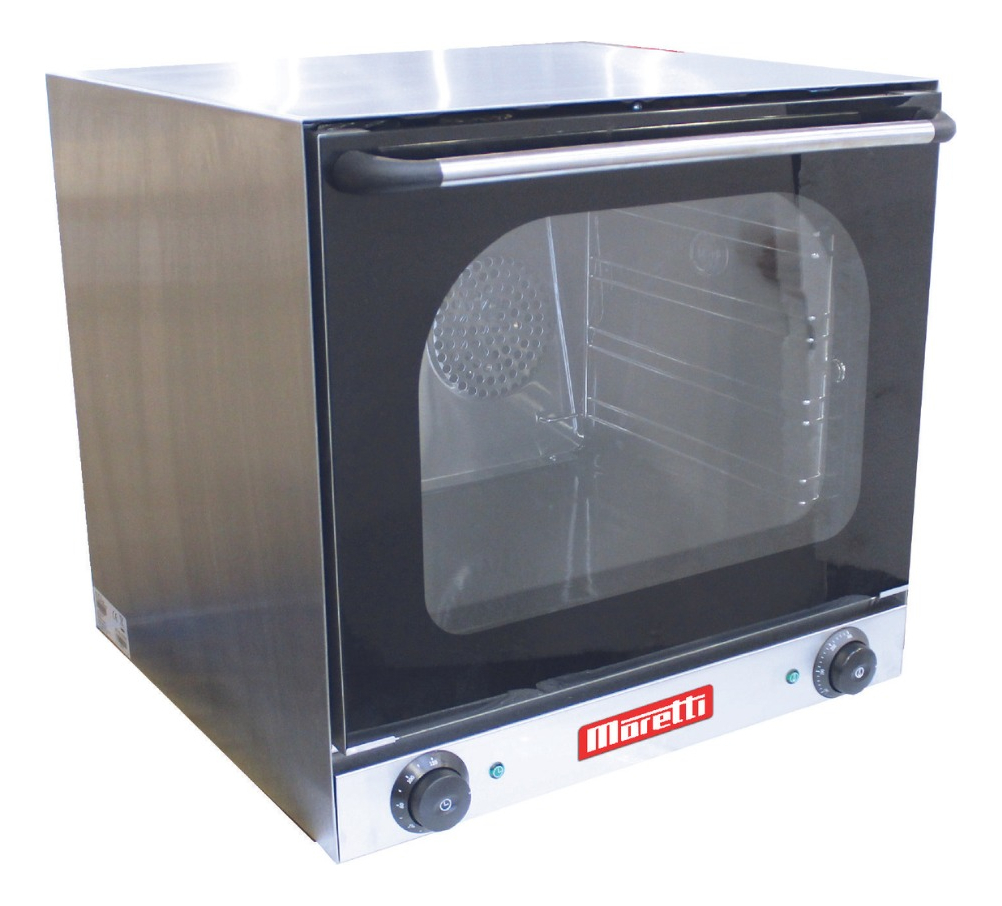 Horno Convector Eléctrico Moretti Deli 4 C/8 Bandejas Y Base - Imagen 2
