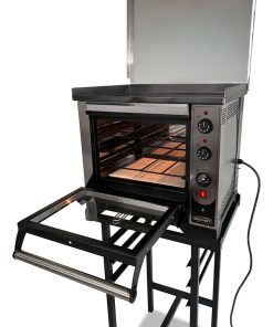 Horno Pizzero Eléctrico Plancha Carlitero Resinet Con Base