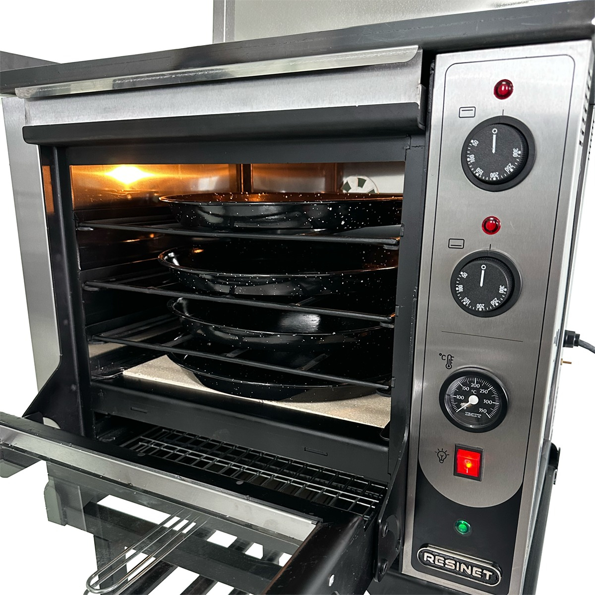 Horno Pizzero Múltiple Plancha Y Carlitero 3 Pizzera Resinet - Imagen 6