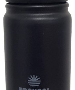 Botella Broksol Fitnes 650 Ml Acero Inoxidable Térmica Negro