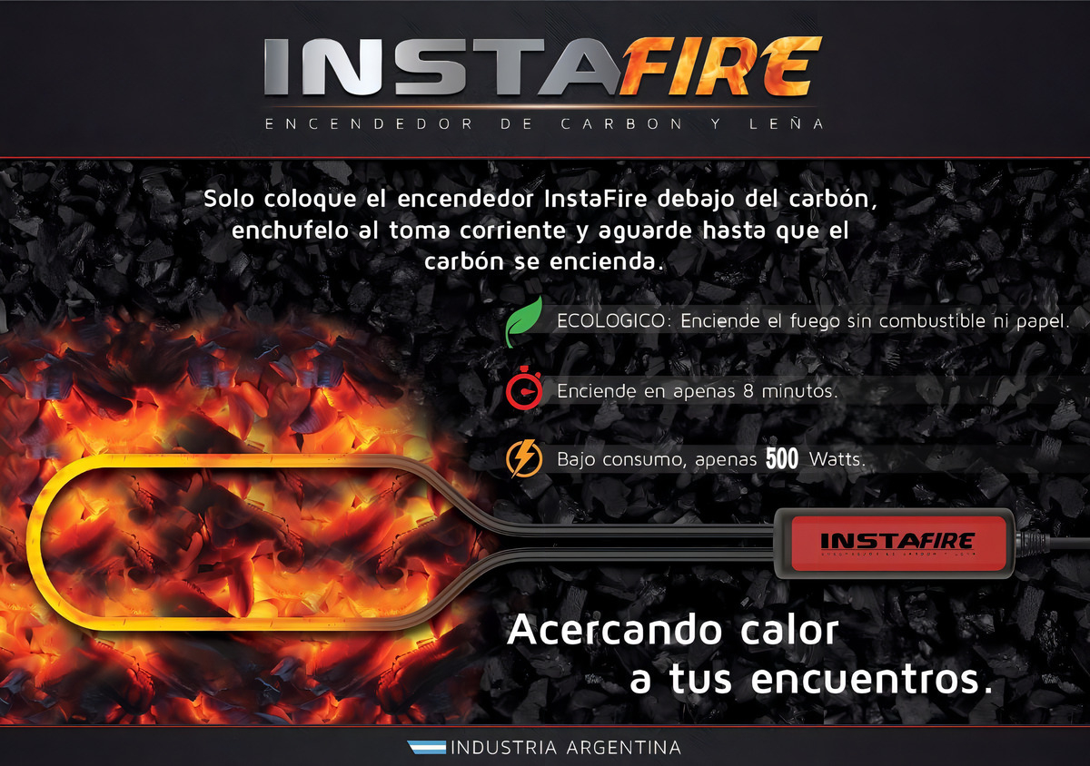 Encendedor Eléctrico Instafire Bbq-1 500w Para Parrilla Y Leña - Imagen 6