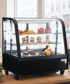 Vitrina Exhibidora Mantenedor Frio 100l Mesada 3 Estantes
