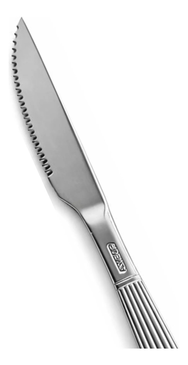 Set 6 Cuchillos De Carne Cubiertos Premium Acero Inoxidable - Imagen 3