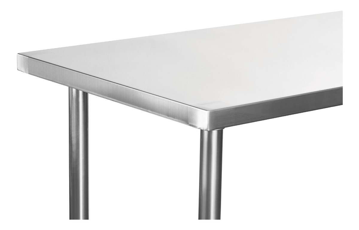 Mesa De Trabajo Mesada Acero Inox 180 Cm Estante Regulable - Imagen 4