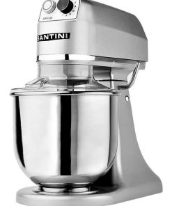 Batidora Planetaria De Pie Santini Mp 7 Litros - Amasadora A Color Plata Frecuencia 50hz