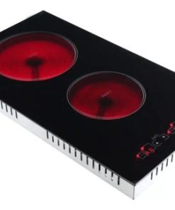 Anafe Eléctrico Vitrocerámico Sikla 2 Hornallas Empotrable