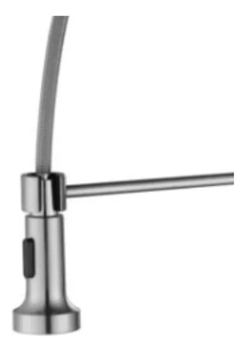 Grifo Duchador De Mesada Acero Inoxidable 59cm Silcook Plateado Brillante - Imagen 2